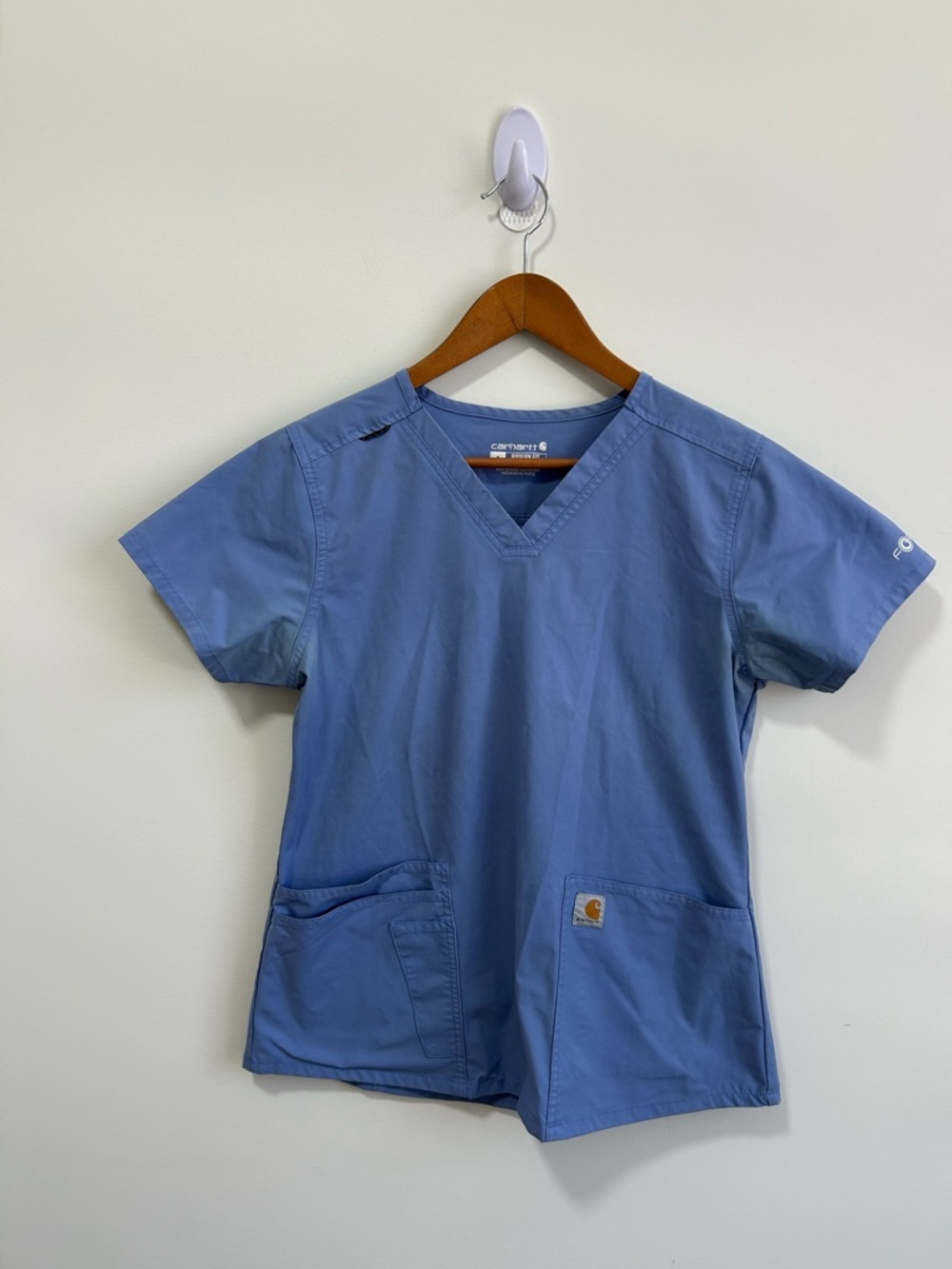 Carhartt Women’s Light Blue Scrub Top